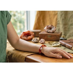 Carneol Armband rot orangener Karneol Edelstein 205ct