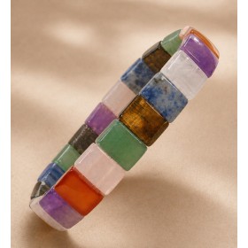 Armband Amethyst Lapislazuli Bergkristall Aventurin Rosenquarz Karneol Tigerauge Citrin