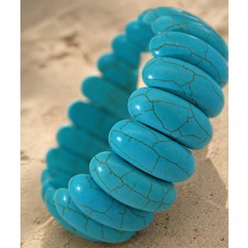 Türkis Armband helltürkisene Edelsteinen 305ct