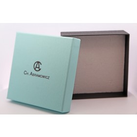Schmuckverpackung Ohr Anhänger Ring Türkis Schwarz 90x90x33mm Verpackung