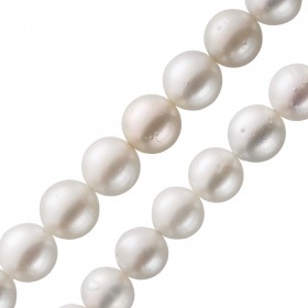 Südseezuchtperlen Collier 43cm 12mm Perlen Karabiner