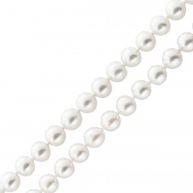 Perlenkette 96cm Japanischen Akoyaperlen 8.0-8.4mm endlos