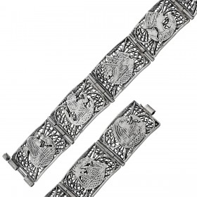 Ägyptisches Armband Silber 925 Pharao Antikschmuck