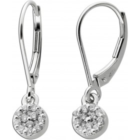 Brillant Ohrhänger Weissgold 585 14 Karat Brillanten 0.20ct  