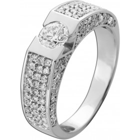 Brillantring Weißgold 750 18 Karat Diamanten 2,10ct VS