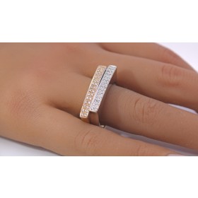 Brillantring Gold 585 Weißgold 14K Brillanten 0.40ct