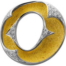 Diamant Anhänger Gold 750 18K Brillanten 1.1ct 