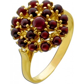 Rubinring Gold 585 14K rote Rubin Edelsteine 3.33ct Antikschmuck