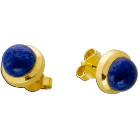 Lapislazuli Ohrstecker Gold 585 14K azurblaue Lapislazuli Edelsteine 6ct