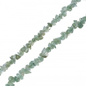 Aquamarinkette ozeanblaue Edelsteine Rohsteine 450ct