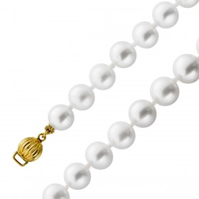 Perlenarmband Süßwasserperlen 6.8mm Gold 585 14K