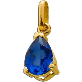 Tansanit Anhänger Gold 750 18K violett blauer Tansanit 2.6ct