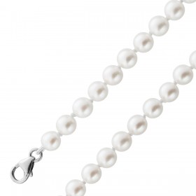 Perlenkette 39cm Akoyaperlen 5.5-5.1mm 