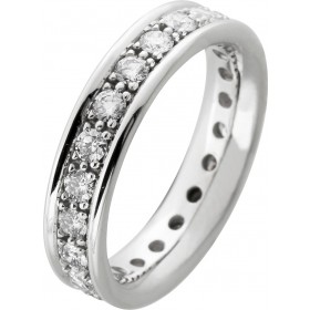 Memoire Alliance Ring Weißgold 585 14K Brillanten 1.6ct lupenrein