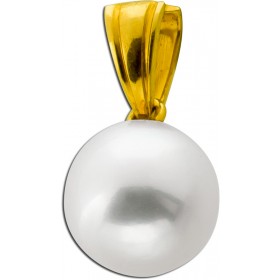 Perlen Anhänger Gold 333 8K Akoyaperle 8mm