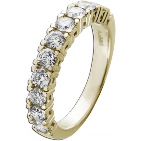Memoire Brillantring Gold 585 14K Brillanten 1.1ct.