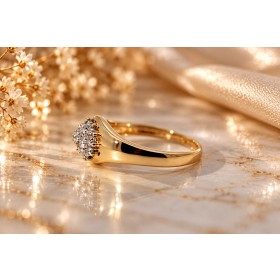 Brillantring Gold 585 14K Brillanten 0.38ct