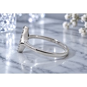 Brillantring Weißgold 585 14K Brillanten 0.48ct