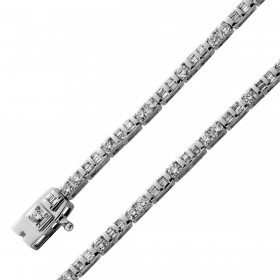 Tennisarmband Weißgold 585 14K Diamanten 2.15ct 