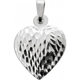 Herz Anhänger in Silber 925 rhodiniert