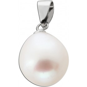 Perlen Anhänger Silber 925 Süßwasser Zuchtperle 10-11mm