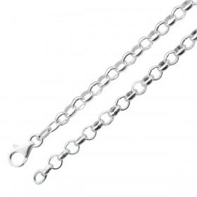 Fußkette 3,5mm Silber 925 massiv