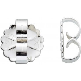 Ohrringe - Ohrmuttern Sterling Silber 925 Ø 9mm