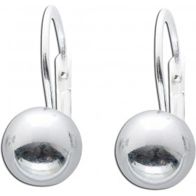 Kugel Ohrhänger Sterling Silber 925 poliert