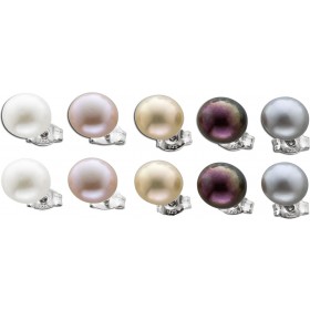 Perlen Ohrstecker Set Silber 925 Süßwasserzuchtperlen 8mm