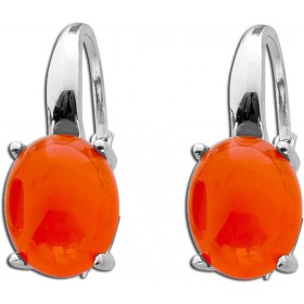 Karneol Ohrringe Silber 925 rote Natur Edelsteine Toyo Yamamoto
