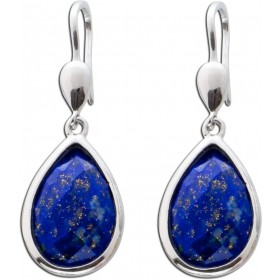 Lapislazuli Ohrhänger Silber 925 blaue Natur Edelsteine 