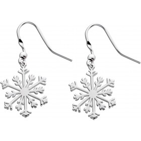 Ohrhänger Silber 925 Schneeflocke