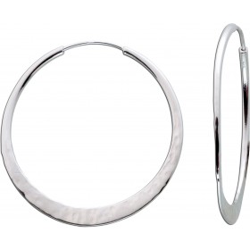 Creolen Silber 925 gehämmert  