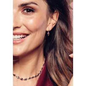 Ohrstecker Edelstahl bewegliches Herz Rose vergoldet 