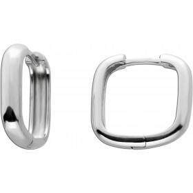 Creolen Silber 925 Klappscharnierverschluss poliert