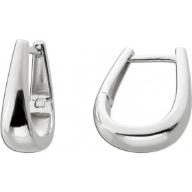 Creolen Hoops Klapp Scharnier Ohrringe Silber 925 rhodiniert