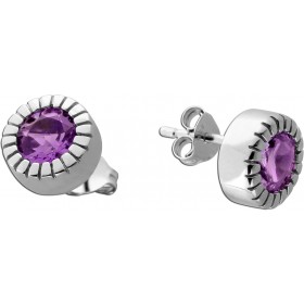 Amethyst Ohrstecker Silber 925 brasilianische Natur  Amethyste 1.24ct