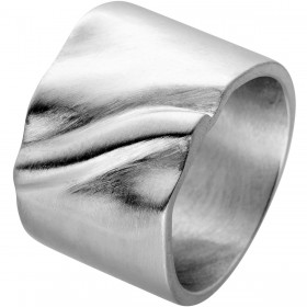 Designer Ring Edelstahl mattiert Vivien Lee