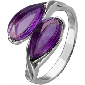 Amethyst Ring Silber 925 lila Edelsteine