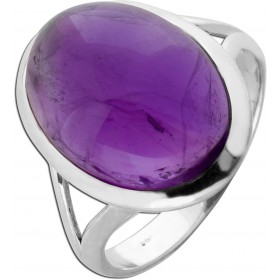 Amethyst Ring Silber 925 lila Edelstein 10ct