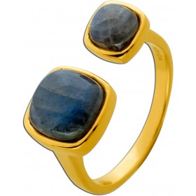 Labradorit Ring Silber 925 Natur Labradorit Edelsteine 4.2ct