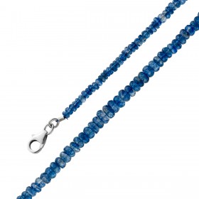 Kyanit Edelsteinkette blaue Natur Edelsteine 75ct.  