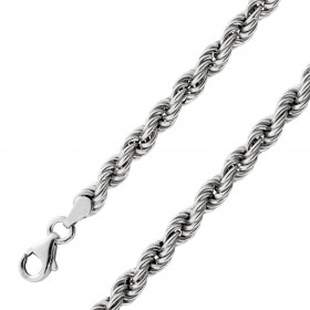 Kordelkette Dookie Rope 4.2mm Sterling Silber 925  