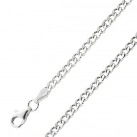 Panzerkette 3.2mm Cuban Link Chain Silber 925  