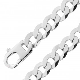 Panzerarmband Panzerkette 13,1mm Silber 925 massiv  