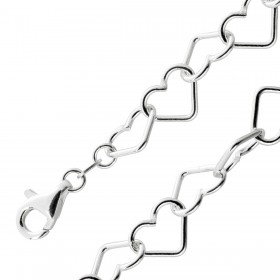Damenarmband Silber 925 Herzdesign