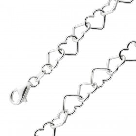Herz Armband Damenarmband Silber 925 Herzdesign