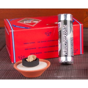 Kohletabletten Berk HS-54 Schnellzündend Ø 4cm 10 Rollen zus. 100 Tabletten