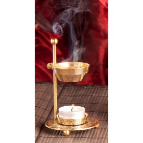 Räuchersieb INARI Berk KH-648 Siebgefäss höhenverstellbar Messing Esoterik