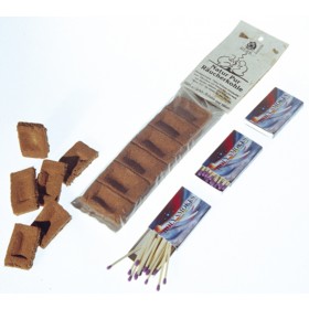 Räucherkohle Berk HS-53 Natur Kräuter Holzkohle 6 Pack zus. 36 Tabletten